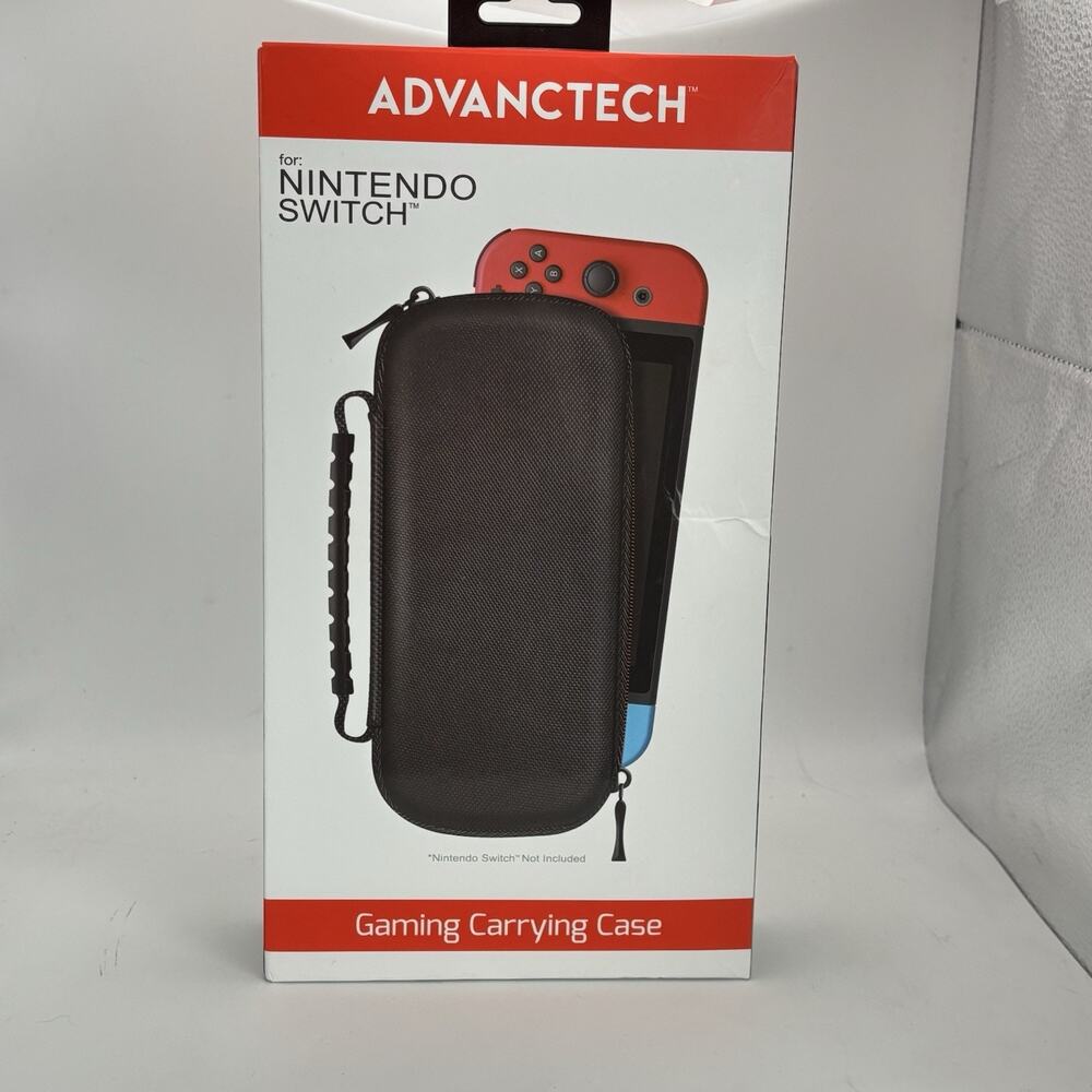 Nintendo Switch PRO TRAVEL Case Advanctech BLACK NEW IN BOX Switch Not Included